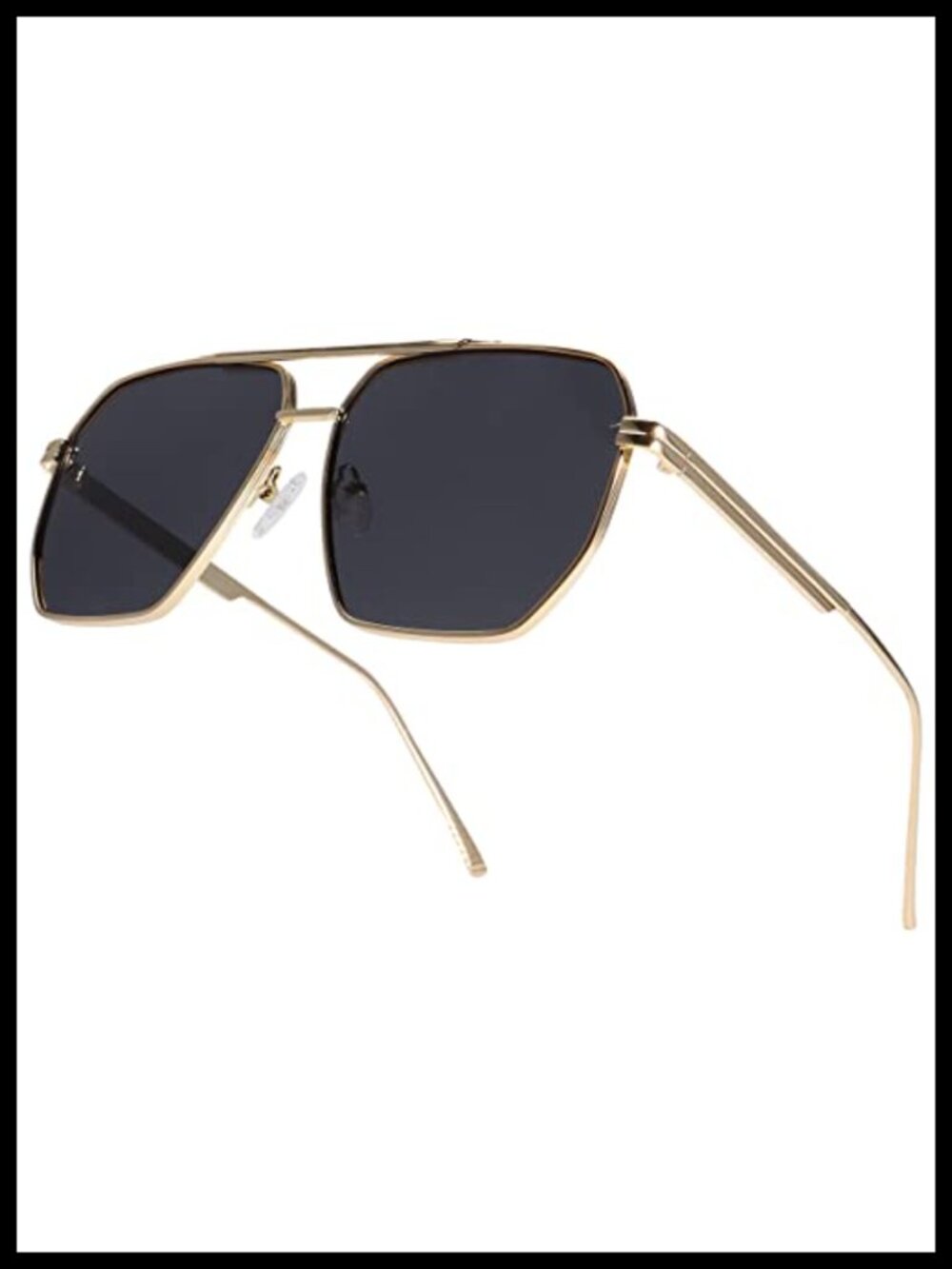 Polarized Oversized Square Aviator Retro Sunglasses Women UV400